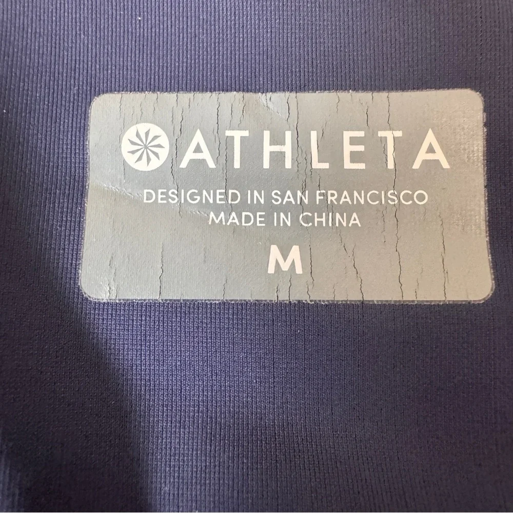 3 Piece Athleta Monaco Bra Cup Wrap Bikini, Bottoms, and Short Sleeve Rash Guard